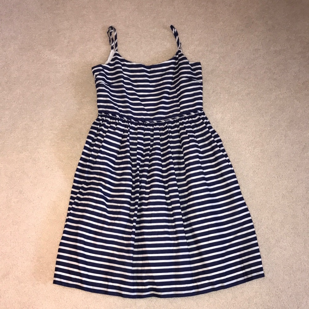 Striped J. Crew summer dress